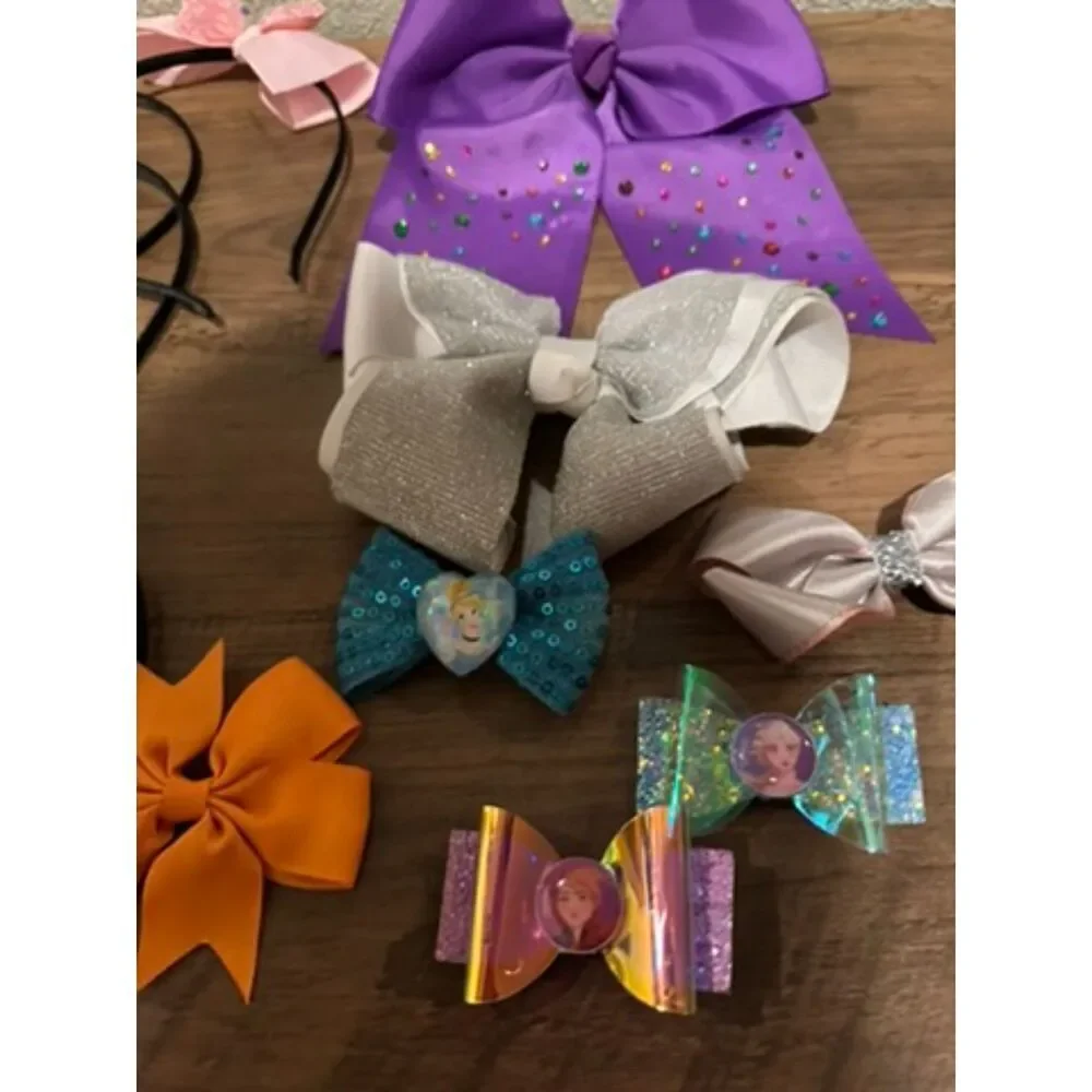 Bundle of Toddler Girl Hair Accessories (Bows/Headbands)